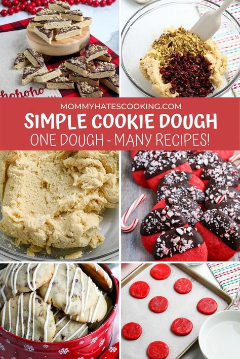 Make a basic simple cookie dough that's easy to make gluten-free, this cookie dough is perfect for a variety of cookies! Baking For A Crowd, Cranberry Pistachio Cookies, Christmas Cookie Dough, Best Christmas Cookie Recipes, Simple Cookie, Best Christmas Cookie Recipe, Cup Of Hot Cocoa, Delish Desserts, Favorite Cookie Recipe