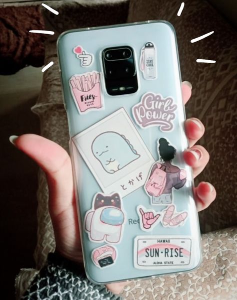 How to customize your hone cover, aesthetic Redmi Phone Aesthetic, Aesthetic Android Phone Case, Cellphone Aesthetic, Mobile Case Diy, Aesthetic Phones, Journal Creative, Kpop Phone Cases, Diy Phone Case Design, Mobile Skin