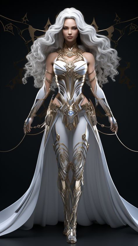 Female Armor Cosplay, Female Angel Warrior, Women Superhero, Superhero Costumes Female, Avengers Outfits, Superhero Suits, Warrior Outfit, Female Armor, Goddess Costume