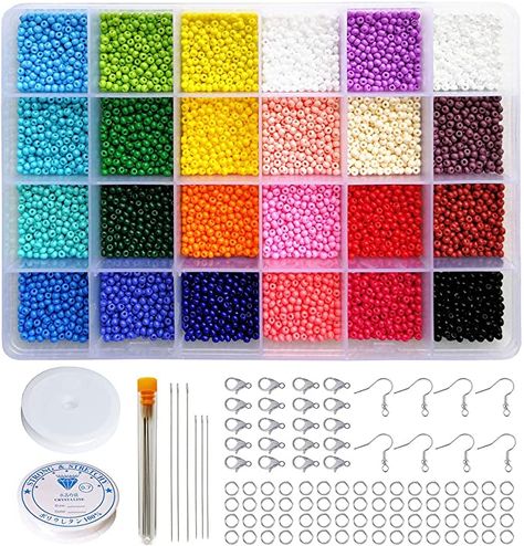 Jewelry Making Kits, Engagement Rings Affordable, Bead Charms Diy, Beaded Boxes, Beading Tools, Jewelry Making Kit, Beading Needles, Bead Kits, Pony Beads