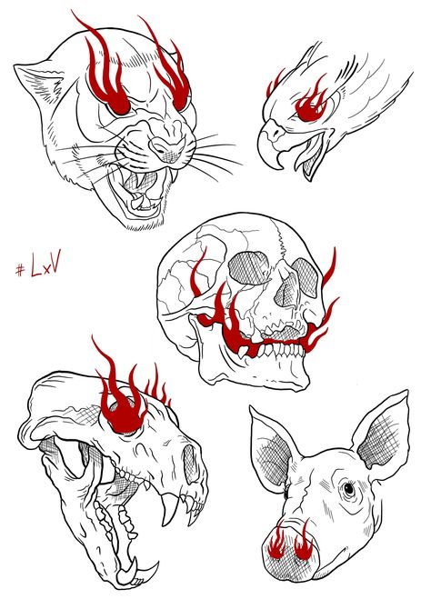 Flame Skull Drawing, Flames In Eyes Drawing, Flaming Eyes Art, Fire Eye Drawing, Eyes On Fire Drawing, Pig Flash Tattoo, Fire In Eyes Drawing, Eyes Like Fire, Eyes On Fire Tattoo