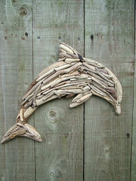 Twig Crafts, Driftwood Diy, Driftwood Art Diy, Driftwood Projects, Driftwood Wall Art, Deco Nature, Driftwood Sculpture, Sea Crafts, Driftwood Decor