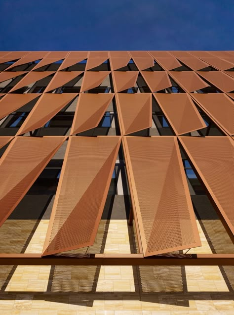 Shading Device, Building Skin, Metal Facade, Cladding Systems, Facade Cladding, Cladding Panels, The University Of Arizona, Solar Shades, Metal Screen