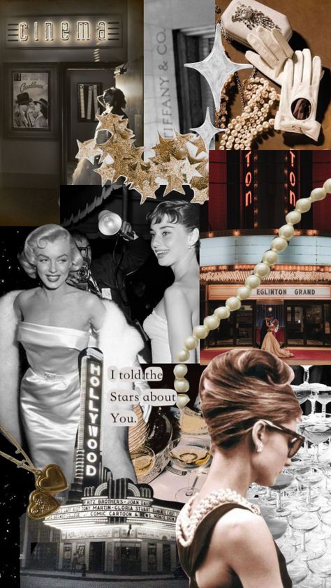 Vintage Celebrity Aesthetic, Classic Glam Aesthetic, Vintage Red Carpet Aesthetic, Vintage Glam Aesthetic Wallpaper, Classy Aesthetic Collage, Old Hollywood Red Carpet Aesthetic, 1920s Hollywood Aesthetic, 1950s Hollywood Glamour Aesthetic, 1950 Hollywood Aesthetic