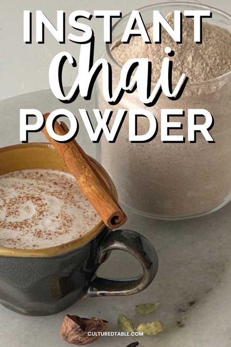 Diy Chai Latte, Spice Tea Mix, Warm Drinks Recipes, Homemade Chai Tea, Chai Tea Recipe, Spicy Drinks, Hot Drinks Recipes, Best Drink, Homemade Pantry