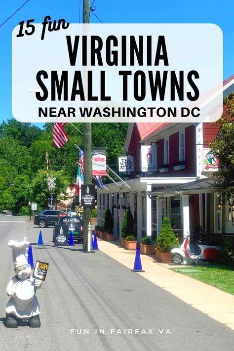 Visit 15 fun Northern Virginia small towns for local flavor, classic Main Streets, outdoor adventures, and weekend getaways near Washington DC. Middleburg Virginia, Winchester Virginia, Virginia Vacation, Best Weekend Getaways, Virginia Travel, Virginia Is For Lovers, Honey Moon, Dc Travel, Shenandoah National Park