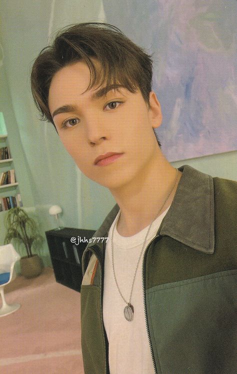 Vernon Attacca Photocard, Vernon Photocard Scan, Vernon Attacca, Vernon Photocard, Fnaf Photos, Chwe Hansol, Seventeen Vernon, Vernon Seventeen, Seventeen The8