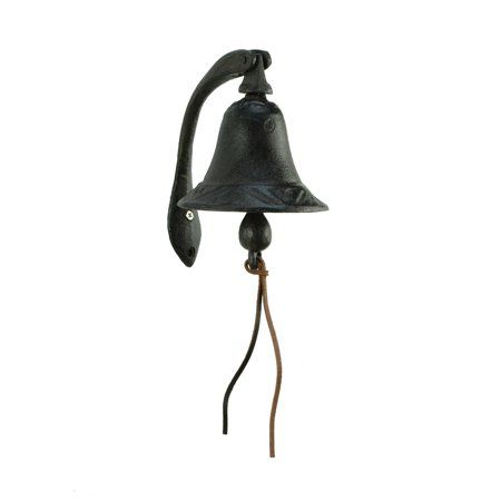 Cast Iron Bell, Cast Iron Brackets, Cast Iron Decor, Traditional Family, Hanging Bell, Dinner Bell, Rustic Dining Room, Garden Accents, The Vibe