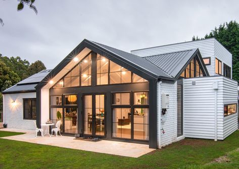 Colorbond Roof, Steel Cladding, Stunning Homes, Tin House, Old Apartments, Modern Barn House, Standing Seam, Shed Homes, House Building