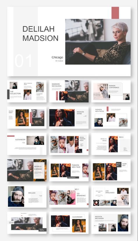 Design Portfolio Layout, Layout Portfolio, Fashion Powerpoint, Simple Presentation, Mises En Page Design Graphique, Keynote Design, Photobook Design, Logos Retro, Web Design Quotes