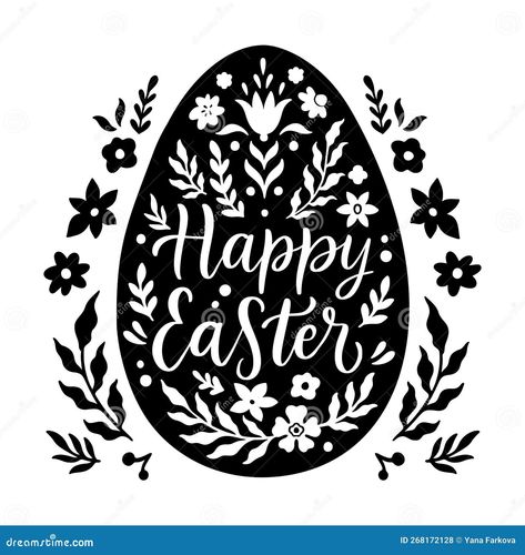 Happy Easter Greeting Card Background. Vector Flower Handdrawn Decoration Template. Floral Egg Ornament Print Stock Illustration - Illustration of happy, greeting: 268172128 Easter Graphic Design, Easter Vector, Greeting Card Background, Silhouette Decor, Happy Easter Greetings, Easter Greeting, Card Background, Easter Greeting Cards, Vector Flowers