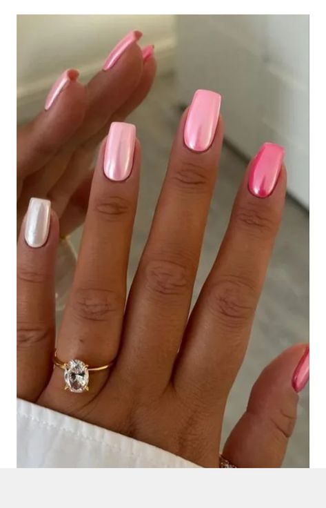 Elegant Nail, Pink Ombre Nails, Pink Gel, Vibrant Nails, Her Nails, Pink Nail, Classy Nails, Fancy Nails, Creative Nails