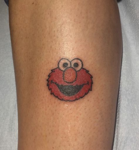 Elmo Tattoo Elmo Tattoo Ideas, Elmo Tattoo, Henna Doodles, Tattoo Ideas Leg, Ripped Skin Tattoo, Tattoo Therapy, Henna Doodle, Tropical Tattoo, Meaningful Wrist Tattoos