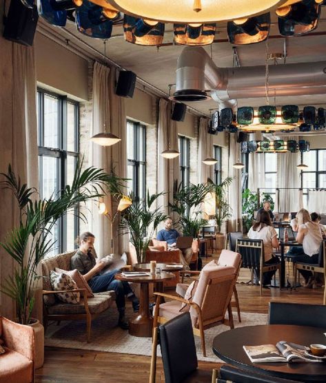 All Under One Roof | Spaces in Working From_Southwark Blackfriars Bridge, Built In Daybed, Day Beds, Work Cafe, Work Remotely, Cosy Corner, Rooftop Restaurant, Under One Roof, Soho House