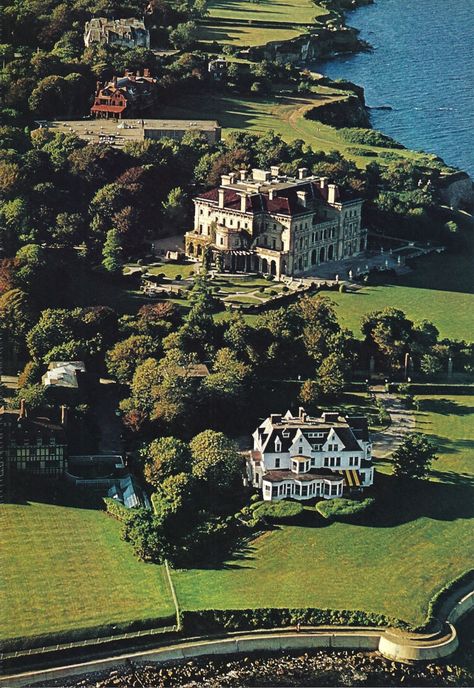 All things classy, preppy, and sophisticated. The Breakers Newport, Castle Mansion, The Breakers, Newport Rhode Island, Newport Ri, Gatlinburg, Aerial View, Rhode Island, Travel Usa