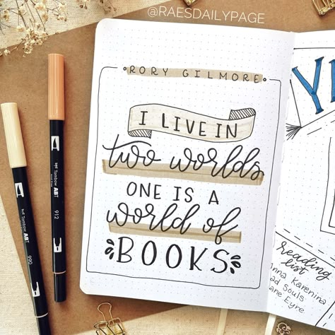 Gilmore Girls quote in bullet journal. April bullet journal set up #bujo #gilmoregirlsquotes #quotes Journal Quote Page Ideas, Bullet Journal Quote Page Ideas, Journal Quote Page, Gilmore Girls Stickers, Bullet Journal Quote Page, Bullet Journal April, Bullet Journal Contents, Journal April, April Bullet Journal