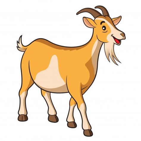 Goat cartoon Premium Vector | Premium Vector #Freepik #vector #food #nature #character #cartoon Oak Illustration, Ibex Goat, Subject Drawing, Nature Character, Walking Cartoon, Santa Claus Drawing, Goat Picture, Winnie The Pooh Drawing, Free Sound Effects