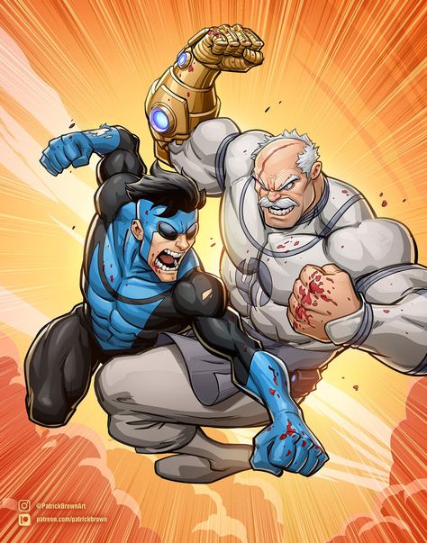 Invincible Fan Art, Patrick Brown, Invincible Comic, Dark Artwork, Comic Book Artwork, Best Superhero, Comic Drawing, Coloring Tutorial, Brown Art