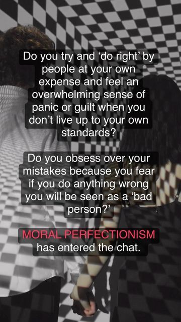 Nicole Bulsara | ADHD COACH on Instagram: "Moral perfectionism or socially prescribed perfectionism happens when an individual tries to adhere to a perceived societal status quo. ❌If they fail to do so, they feel bad, doubt their self-worth, and are often hesitant to try new things. 🏡An example could be a parent in burnout trying to maintain a Pinterest perfect home because this is how they’ve internalized parental worth to be measured. 🧑🏾‍💻Or sacrificing work life balance as they climb the Moral Perfectionism, Burnout Recovery, Try New Things, Inner Critic, Status Quo, Bad Person, Perfectionism, Self Worth, Self Compassion