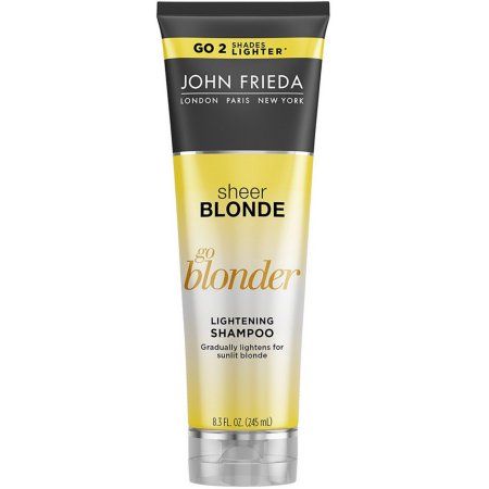 John Frieda Go Blonder, Lightening Shampoo, Color Blonde Hair, John Frieda, Toning Shampoo, Blonde Hair Looks, Bright Hair, Blonde Hair With Highlights, Best Shampoos