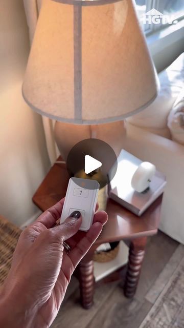 HGTV on Instagram: "Have hard-to-reach outlets? Turn them on from the comfort of your couch with just the touch of a button. 👏⁠ ⁠ This convenient plug adapter can be used as both a remote and a renter-friendly wall switch, making it easier than ever to control lights and appliances.⁠ ⁠ Click this video at the link in our bio to buy.⁠ ⁠ #HGTVShopping⁠ ⁠ (Prices and availability may change, and we may make 💰 from these links.)" Hide Outlets On Wall, Hide Outlet, Adapter Plug, Renter Friendly, A Button, Dream Homes, Exterior Design, Interior And Exterior, Couch