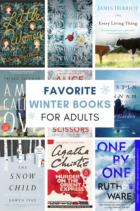 Winter Themed Books, Wintering Book, Christmas Books For Book Club, Winter Fantasy Books, Holiday Books For Adults, Books To Read In December, December Book Club Ideas, Christmas Book Club Books, Cozy Winter Books