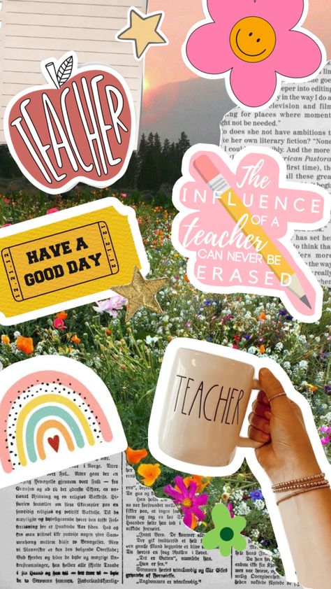 Teacher Collage Wallpaper, Teacher Ipad Wallpaper, Future Teacher Wallpaper Aesthetic, Future Educator Wallpaper Aesthetic, Teacher Instagram Ideas, Future Teacher Wallpaper, Education Major Aesthetic, Educator Aesthetic, Maestra Aesthetic