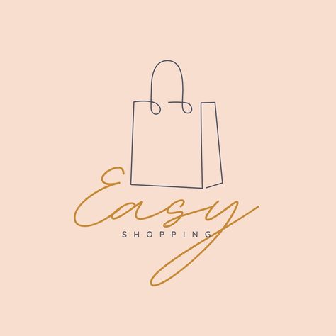 Orange Simple Online Shopping Logo - Templates by Canva Shopping Logo, Clothing Brand Logo Design, Logo Online Shop, Clothing Brand Logo, Boutique Logo Design, Brand Logo Design, Clothing Brand Logos, Great Logos, Boutique Logo