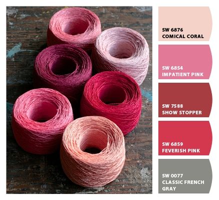 pinks Pink Thread, Mode Crochet, I Believe In Pink, Thread & Yarn, Linen Yarn, Yarn Thread, Tickled Pink, Everything Pink, Pink And Red