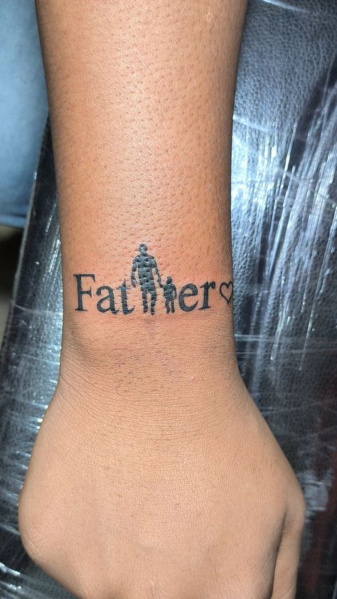 Father Tattoo For Daughter, Tattoo Ideas For Father, My Fathers Keeper Tattoo, Father Tattoo Design, Tattoo Fishing, Brother And Sister Tattoo Ideas, Sister Tattoo Ideas, Father Daughter Tattoos, Father Love