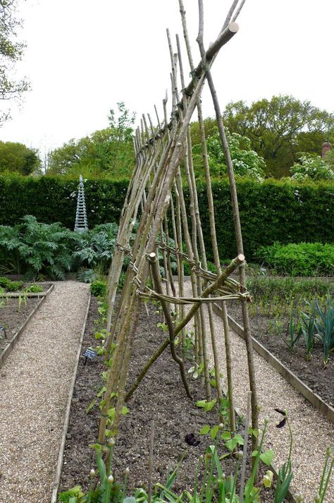 Allotment Gardening, Potager Garden, Garden Makeover, English Cottage Garden, Veg Garden, Plant Supports, Garden Trellis, Garden Structures, Garden Layout