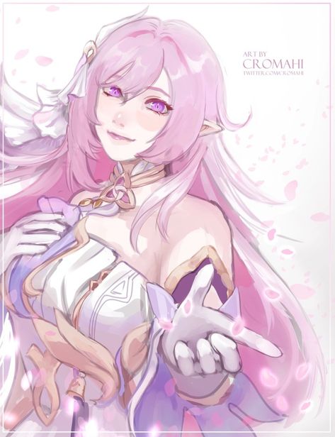 Honkai Impact Elysia, Elysia Fanart, The Ego, Honkai Impact, Deep Love, On Tumblr, Cute Animals, Fan Art, Human