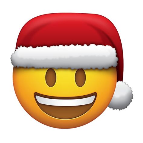 Emoji Request - SantaHatEmoji Ios Stickers, Masskara Festival, Emojis Meanings, Emoji Hat, Emoji Christmas, Imessage Sticker, Emoji Stickers Iphone, Ios Emoji, Emoji Set