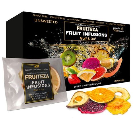 Fruiteza Fruit Infusions - Herbal Tea Bags - Herbal Sampler Variety Pack - Iced Tea Box – Decaf Tea Bags - Assorted Fruit Herbal Tea Sampler Box – Water Flavoring Passion Fruit Tea Packs – Decaffeinated Immunity Tea – Cold Brew Bags Water Flavoring, Fruit Tea Recipes, Immunity Tea, Passion Fruit Tea, Unsweetened Iced Tea, Decaf Tea, Caffeine Free Tea, Mulling Spices, Herbal Teas Recipes