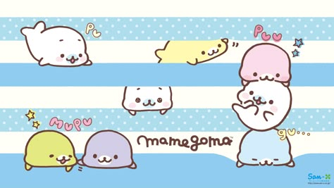 MameGoma San-x Wallpaper, Backgrounds For Desktop, Rilakkuma Wallpaper, Mobile Backgrounds, Hd Wallpaper Android, Tumblr Backgrounds, Video Pink, Whatsapp Wallpaper, Yami Kawaii