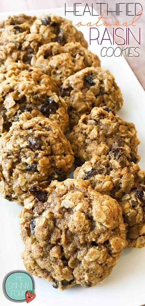 Oatmeal Raisin Cookies Healthy, Oatmeal Raisin Cookie, What Is Healthy Food, Raisin Cookie, Cookies Healthy, Healthy Food Facts, Oatmeal Raisin Cookies, Healthy Oatmeal, Raisin Cookies