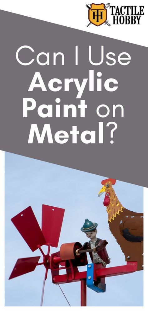 If you’ve ever wanted to make a piece of metal more visually appealing or maybe protect it from rust or perhaps improve its durability, you may have considered the idea of applying acrylic paint to the item. After all, acrylic paint can have a protective element, and it definitely has the ability to enhance aesthetics! Can I use acrylic paint on metal? How To Paint On Metal Diy, How To Paint On Metal, Painting On Metal How To, Acrylic Paint On Plastic, Paint On Metal, Painted Metal Chairs, How To Paint Metal, Outdoor Metal Art, Painting On Metal