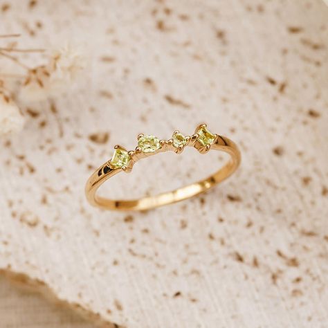 Gold Vermeil Jewelry, London Blue Topaz Ring, Peridot Stone, Blue Topaz Stone, Trendy Ring, Big Rings, Detailed Ring, Peridot Ring, Vermeil Jewelry