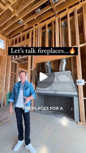 Lorant & Elliott Estate Homes on Instagram: "We love these versatile Isokern fireplaces! How would you finish out this example? 🔥

#fyp #foryou #homebuilder #construction #fireplace #luxuryhomes #customhomes" Fireplace With Vaulted Ceiling, Isokern Fireplace, Fireplace High Ceiling, Fireplace Vaulted Ceiling, Huge Fireplace, Sleek Fireplace, Stucco Fireplace, Fireplace Designs, Retirement Ideas