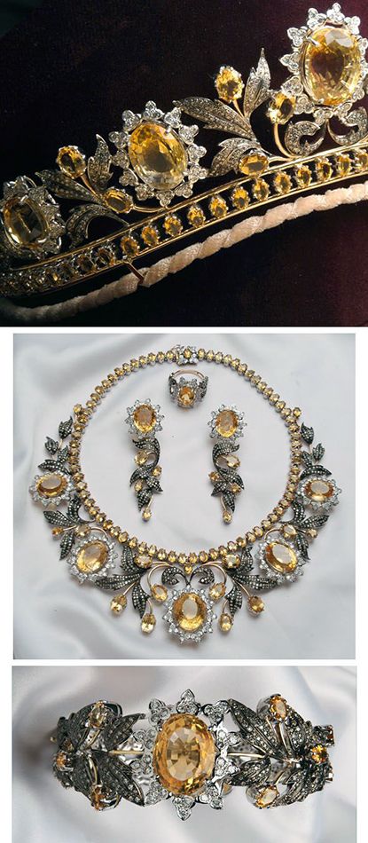 Queen of Sheba Parure, Lady Colin Campbell The Queen Of Sheba, Tiara Necklace, Queen Of Sheba, Bijoux Art Deco, Royal Crown Jewels, Ring And Bracelet, Royal Crowns, Royal Tiaras, Historical Jewellery