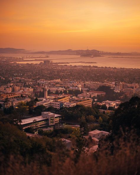 Sunset view over Berkeley, California Berkeley California, Sunset View, Hotel Motel, Posters Framed, Sunset Views, Image House, Shutter Speed, City Skyline, Framed Wall