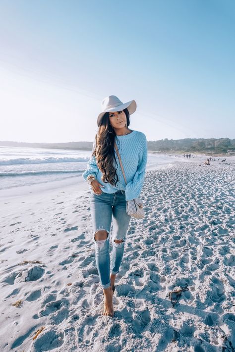 Our Guide To Big Sur / Carmel | Full Trip Review | The Sweetest Thing Beach Weekend Getaway Outfits, Napa Outfit, Winter Beach Outfit, Beach Trip Outfits, Coast Outfit, Tahoe Trip, Carmel Beach, Fall Beach, Carmel California