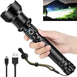 Super Bright Military Grade Flashlight •9000 Lumens 💡 •USB Rechargable 🔌 •5 Modes(High, Medium, Low, Strobe, SOS) •15 Hour Battery Life 🔋 •High Quality 👍 •Long Lasting Flashlight 💯 Super Bright Flashlight, Bright Led Flashlight, Rechargeable Flashlight, Personal Defense, Tactical Flashlight, Power Led, Wearable Technology, Smart Lighting, Led Flashlight