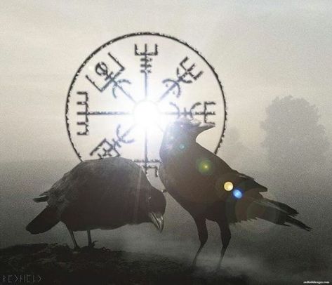 Odin Norse Mythology, Ivar Vikings, Huginn And Muninn, Viking Raven, Odin's Ravens, Norse Pagan, Raven Art, Crows Ravens, Viking History