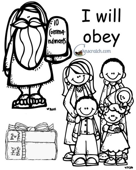 Love this coloring page! I will obey- perfect for Behold Your Little Ones Lesson Obedience Crafts For Kids, Obey God Craft, I Will Obey God Craft, Obedience To God Craft, Obedience Craft, Obey Your Parents Craft, Obey Your Parents Coloring Page, Obey God Craft Preschool, Obedience Object Lesson