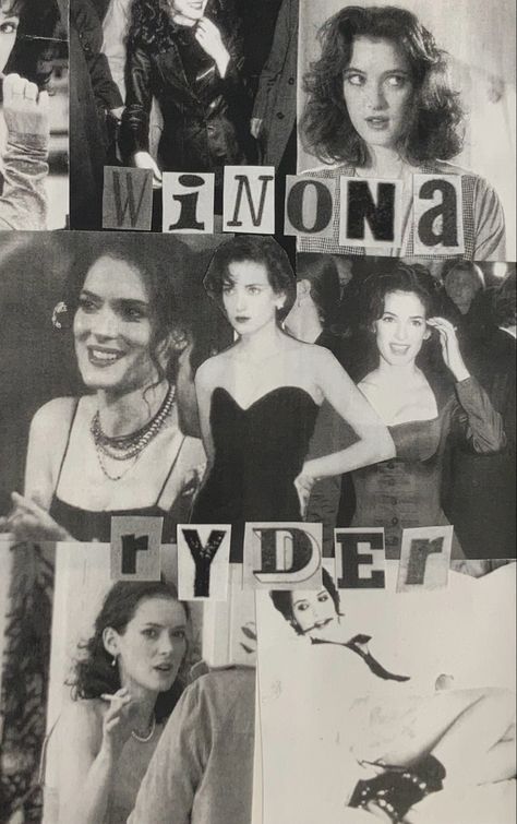 black and white, scrapbook page Scrapbook Ideas Black And White, Black And White Scrapbook Ideas, Black And White Scrapbook, Black Scrapbook, White Scrapbook, Winona Ryder, Instagram Editing, Scrapbook Journal, Aesthetic Collage