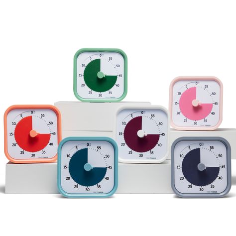 Time Timer MOD® - Home Edition - Colorful 60 Minute Visual Timer Brooklyn Christmas, Timer Watch, Time Timer, Clock Alarm, Inclusive Education, Timer Clock, Peony Pink, Kitchen Counters, Self Regulation