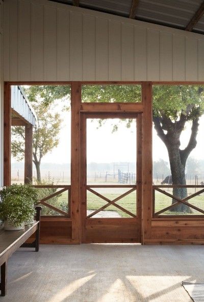 Great Screen Porch | Content in a Cottage Screened In Porch Design, Farmhouse Screened In Porch, Farmhouse Sunroom, Screen Porch Ideas, Back Porch Designs, Screen Porches, Porch Kits, Porch Design Ideas, Screened Porch Designs