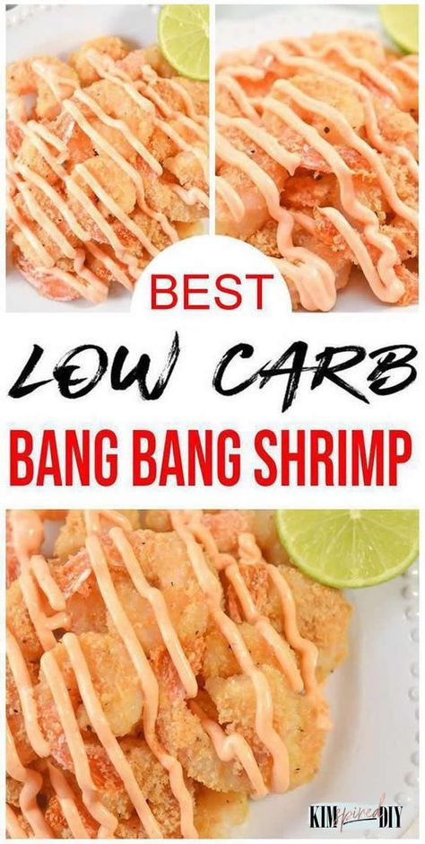 Insanely delicious bang bang shrimp. Simple breaded shrimp recipe w/ this low carb bang bang shrimp sauce. Quick keto breaded bang bang shrimp. You can’t go wrong with this bang bang shrimp recipe Keto Bang Bang Sauce, Healthy Breaded Shrimp, Low Carb Bang Bang Shrimp, Keto Bang Bang Shrimp, Shrimp Recipe Easy, Keto Chinese, Bang Bang Shrimp Recipe, Low Carb Shrimp Recipes, Shrimp Appetizer Recipes