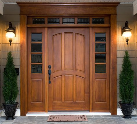 Wooden Front Door, House Main Door, House Main Door Design, Craftsman Door, Front Door Design Wood, Wooden Front Door Design, Wooden Main Door, Wooden Main Door Design, Modern Front Door